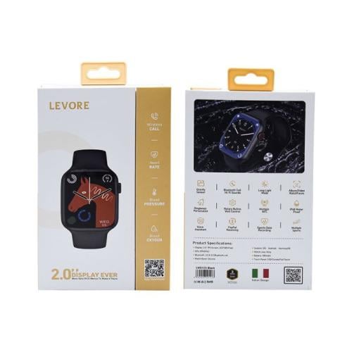 ساعة ذكية ليفوري بلوتوث بشاشة IPS مقاس 2 انش - اسو...