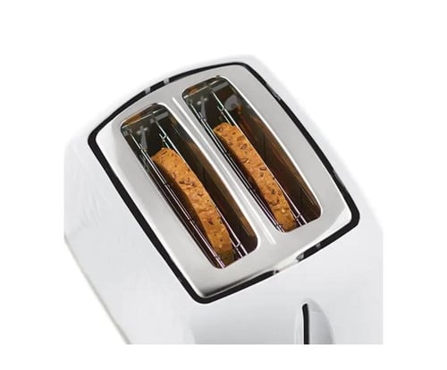 محمصة خبز بشريحتين من راسل هوبز ابيض 26060