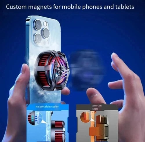 مروحة تبريد للهاتف المحمول والأجهزة اللوحية MAGNET...
