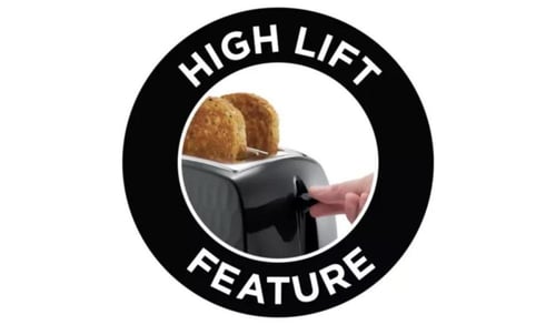 محمصة خبز بشريحتين من راسل هوبز أسود 26061