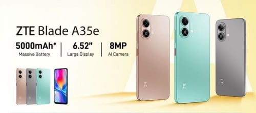 جوال ZTE a35e. جيجابايت 64 رام 6 4جي
