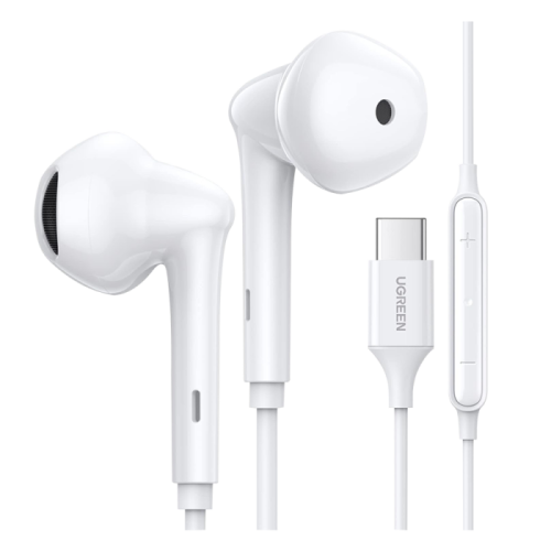 سماعة أذن يوجرين سلكية HiTune بوصلة USB-C - أبيض ض...