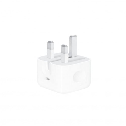 ابل راس شاحن آيفون بقوة 20 وات أبيض بضمان STC