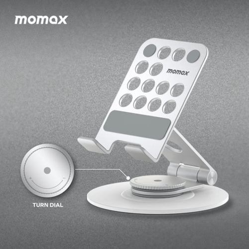 ستاند من موماكس ميلا قابل للدوران للجوال (فضي)