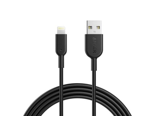 كابل من انكر يو اس بي الي ايفون 0,9متر اسود معتمد...