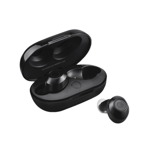 سماعة موماكس سماعة ايربودز بيلس اللاسلكية مع زمن ت...