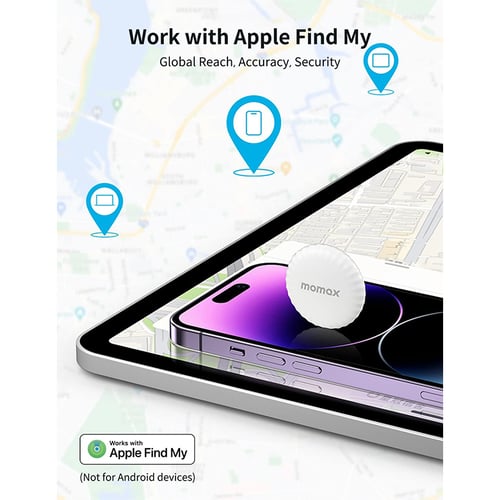 أداة تعقب موماكس بين تاج (أبيض)
