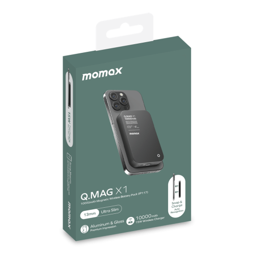 باور بنك موماكس شحن لاسلكي بتقنية الماج سيف بسعة 1...