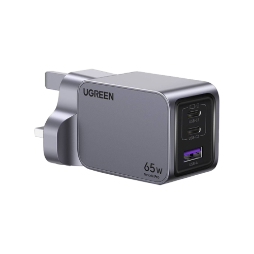 فيش جداري 65 واط يوجرين نيكسود 2 USB-C و USB ضمان...