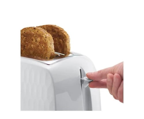 محمصة خبز بشريحتين من راسل هوبز ابيض 26060