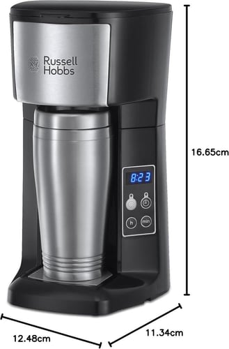 ماكينة تحضير القهوة وكوب برو اند جو من راسل هوبز40...