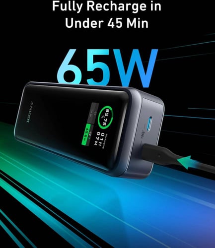 باور بنك أنكر برايم 12000مللي أمبير تايب-C أحادي ب...