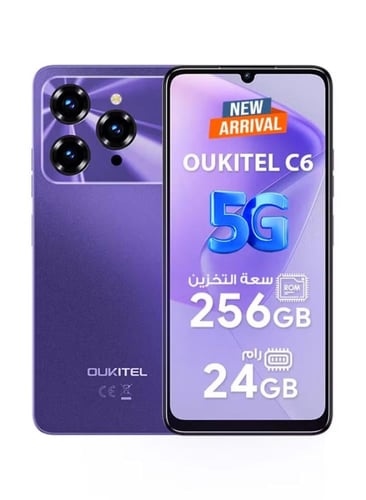 أوكيتيل جوال C6 ثنائي الشريحة ذاكرة 256جيجا رام 24...