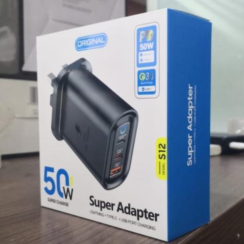 فيش جداري سريع الشحن 50 واط من ORIGINAL مع سلك