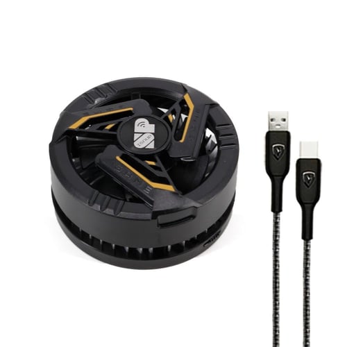 ISNUP شاحن لاسلكي مغناطيسي و مروحه تبريد قوية و اض...