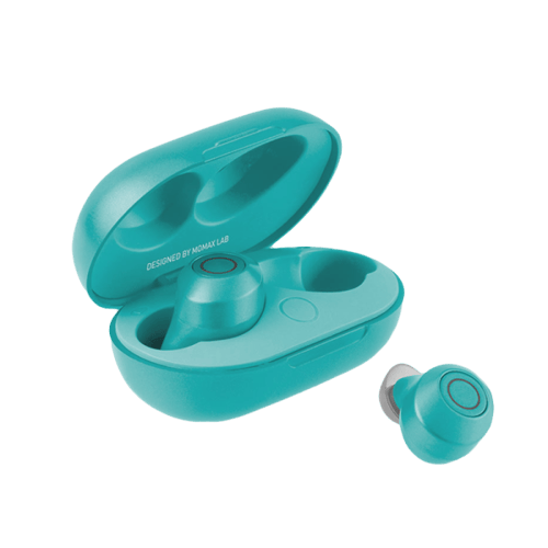 سماعة موماكس سماعة ايربودز بيلس اللاسلكية مع زمن ت...