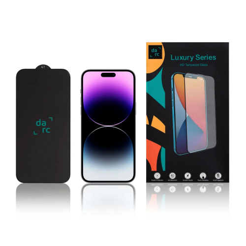 حماية الشاشة للايفون شفافة من دارك