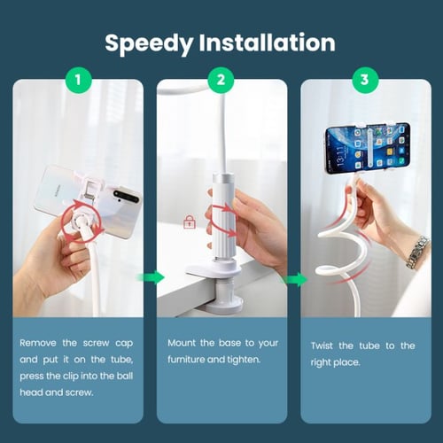 حامل جوال يوجرين للسرير أو المكتب متعدد المهام أبي...