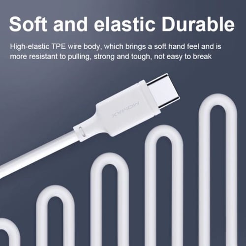 كابل من موماكس زيرو من USB C إلى USB C بسرعة 100 و...