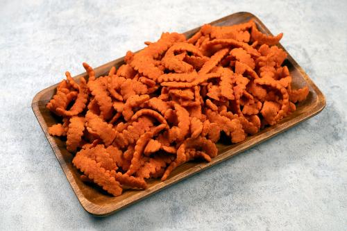 مقرمشات ذرة شكل روبيان - حار من الشملول وزن 1 كيلو