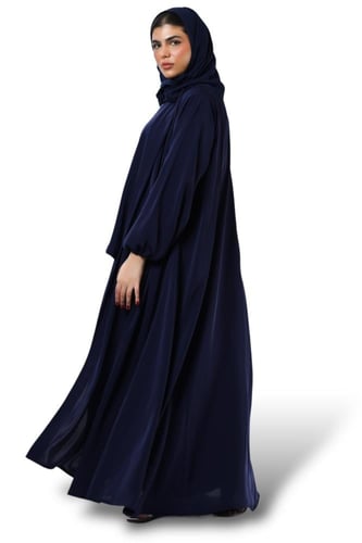 عبايه الحج و العمرة 3 قطع كحلي