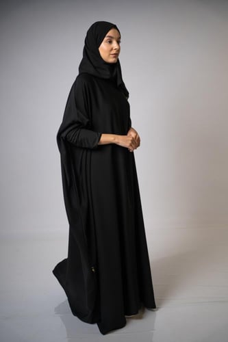 عباية الحج فراشة اسود