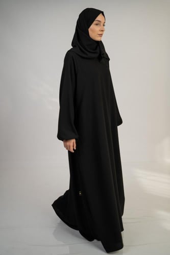 عباية الحج مقفله اسود