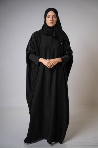 عباية الحج فراشة اسود