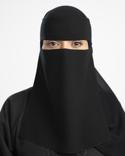 نقاب مايل انش اسود