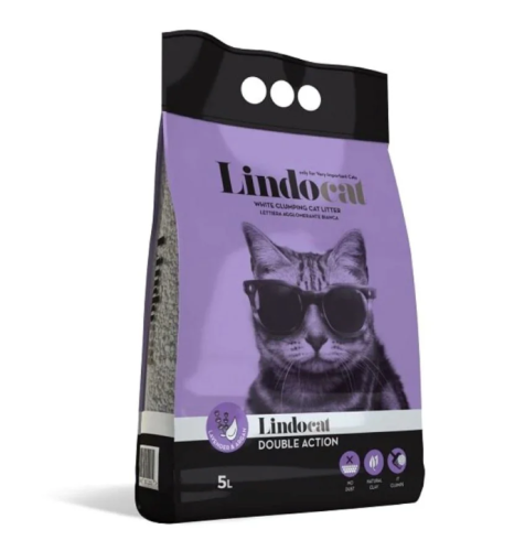 ليندو كات رمل قطط برائحة العطر المزدوج – 5 لتر