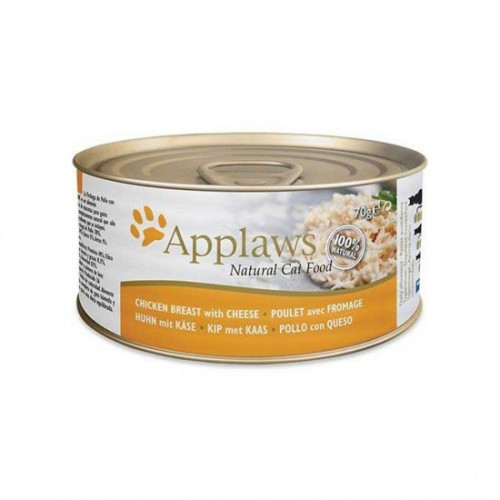 صدر الدجاج مع الجبن ابلاوز طعام رطب للقطط