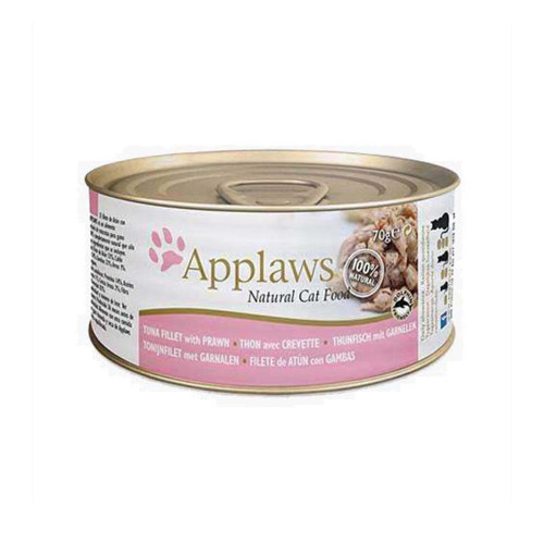 شرائح التونة مع الروبيان ابلاوز طعام رطب للقطط