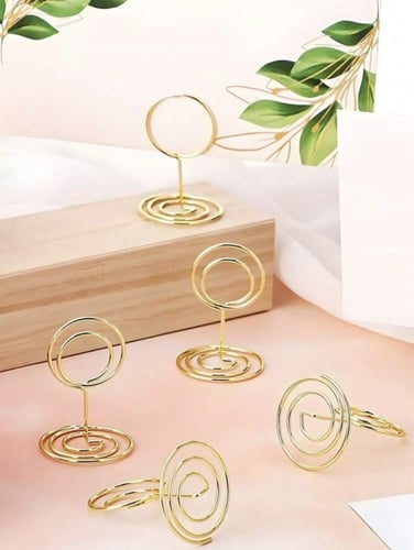 حامل بطاقة حديد حلزوني