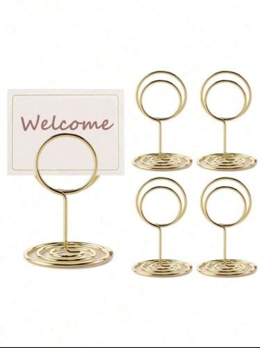 حامل بطاقة حديد حلزوني