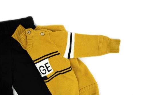 طقم ولادي شتوي قطعتين