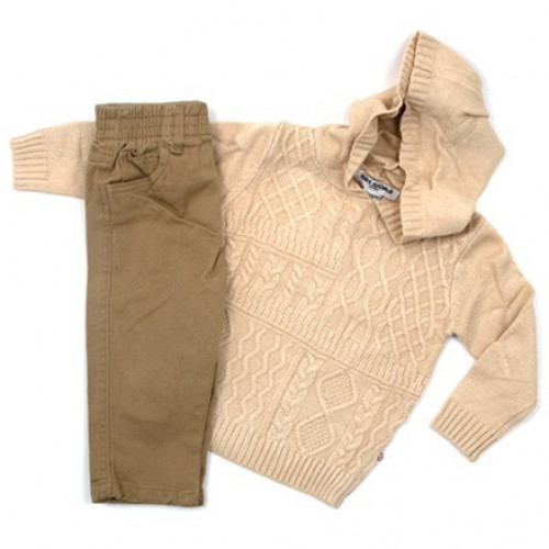 طقم ولادي قطعتين شتوي