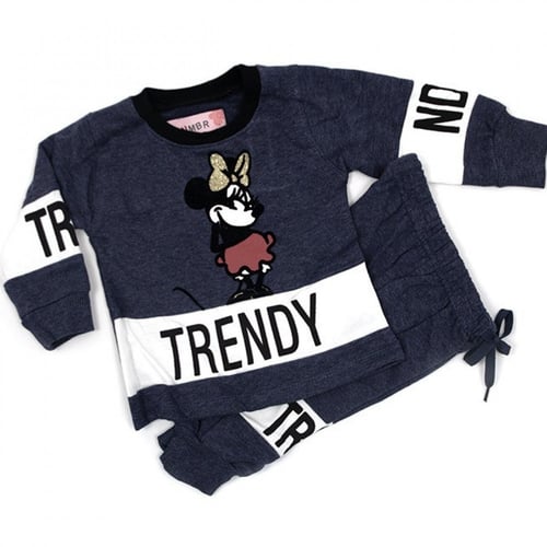 بيجاما بناتي قطعتين شتوي