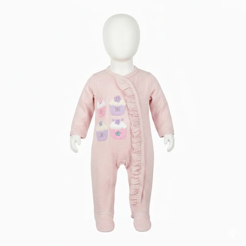 أفارول مواليد شتوي "كب كيك كاندي" قطني