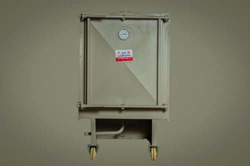 فرن وسط مع صاجة دهون