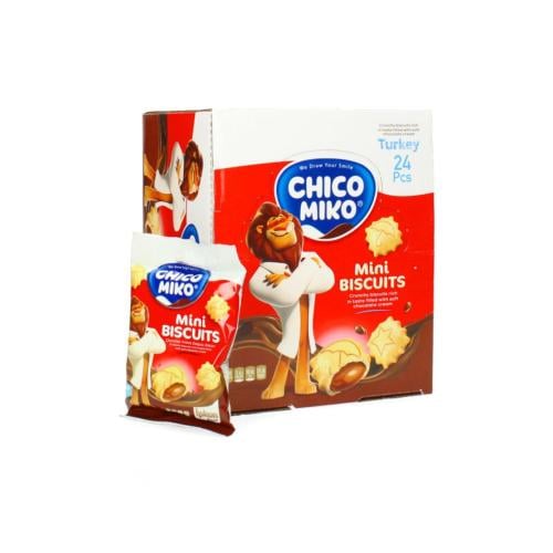 بسكويت ميني 25 غرام شيكو ميكو ( شوكولاته ) 24 كيس