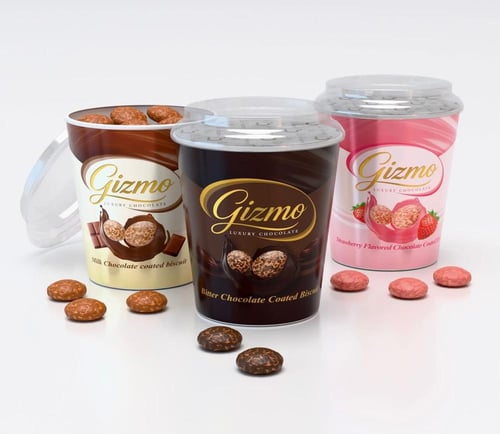 بسكويت ميني 90غرام جيزموا ( حليب بالشوكولاته ) كاس...