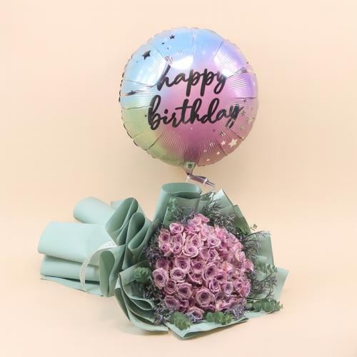 بوكيه وبالون الميلاد