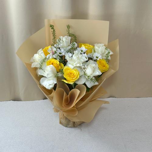 بوكيه ورد بقاعدة