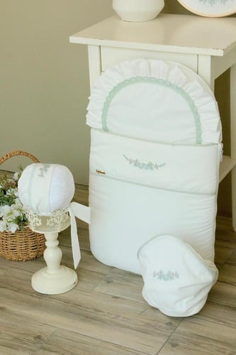 كوفله + قبعه فرحة امومة 09