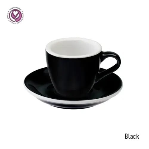 كوب لوفرامكس سيراميك مقاس 80ml اسبريسو اسود