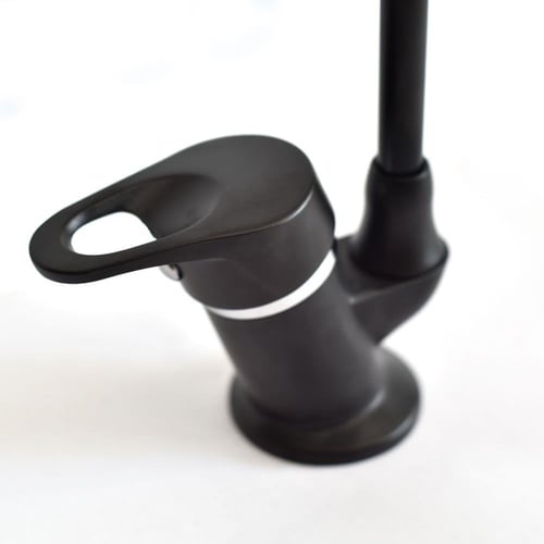 اونابكو حنفية تركية بريميوم وسط نحاس مطلي اسود