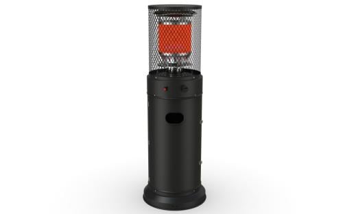 دفاية غاز خارجية هرمية بطول 1.3 متر – أسود مطفي