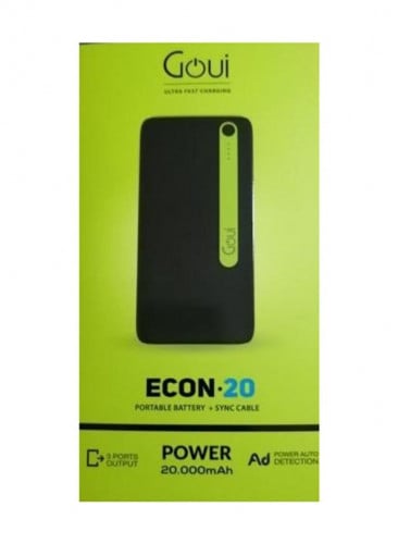 باور بانك بحجم 20000 مللي أمبير/ساعة من قوي أسود/أ...