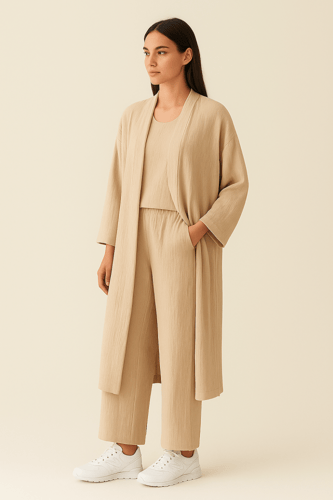 بدلة سفر صيفية من ٣ قطع