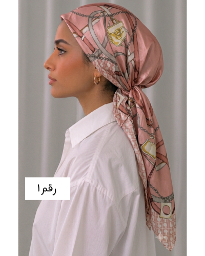 Scarf with headband, set of 4